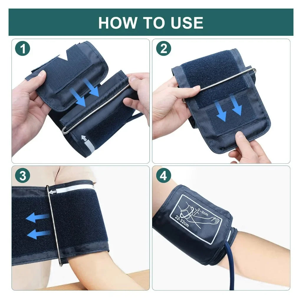 Spanish Voice Arm Automatic Blood Pressure Monitor BP Sphygmomanometer Pressure Meter Tonometer for Measuring Arterial Pressure