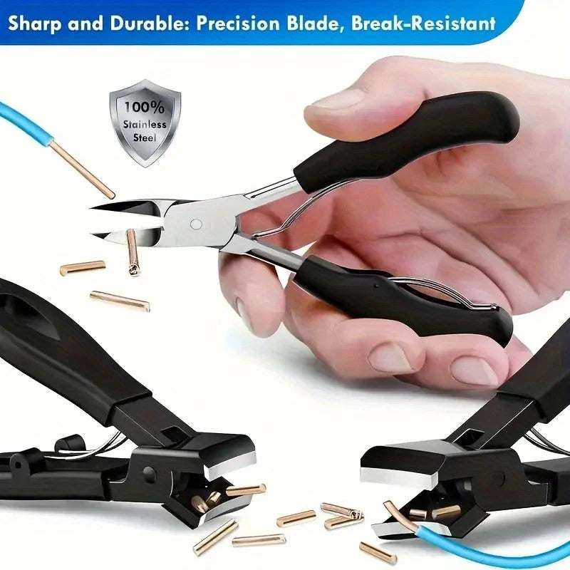 Foot Care Tool Set, Anti-Splash Nail Clipper & Pumice Stone, Dead Skin Callus Remover Pedicure Scraper For Household Foot Beauty