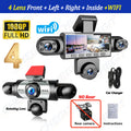 Upgrade 4/5Channel 360 Degree Car Dvr 1080P Video Recorder WiFi APP Dashcam 24h Parking Monitor Rear View Camera Car Recorder