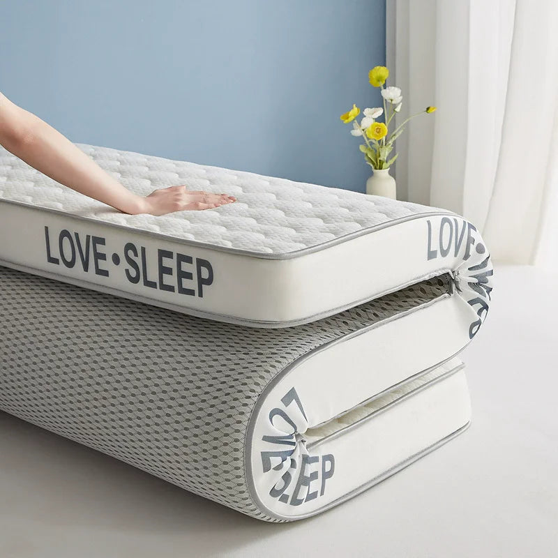 Single Tatami Mattress Hard Cushioned Memory Cotton Latex for Home Bedroom Dormitory Student - Dormitory Style Bedding