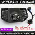 Car Stopwatch Clock For Porsche Macan Stopwatch 95B Clock 2014-2025 Car Interior Dashboard Clock Upgrade Modification Accessorie