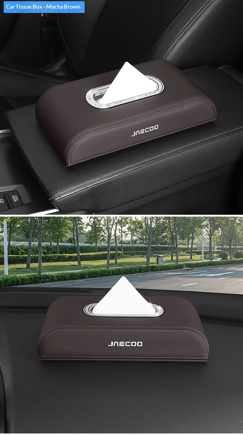 Suitable for JAECOO J5 J6 J7plus jaecoo J8 J7Phev car center console car mounted tissue box hanging bag tissue bag