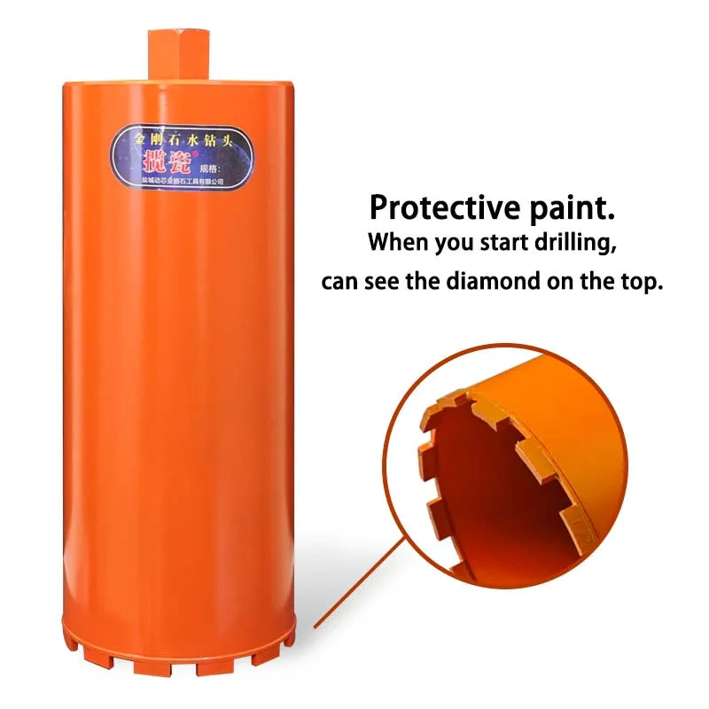 LAANCI Diamond core drill bit M22 thread 400mm diameter 25-500mm laser welding for reinforced concrete hole drill