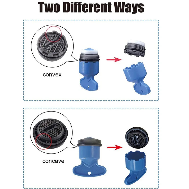 Faucet Aerators Water Saving Faucet Tap Nozzle M24 M21 M18 M16 Thread Replaceable faucet thread adapter Bathroom Parts