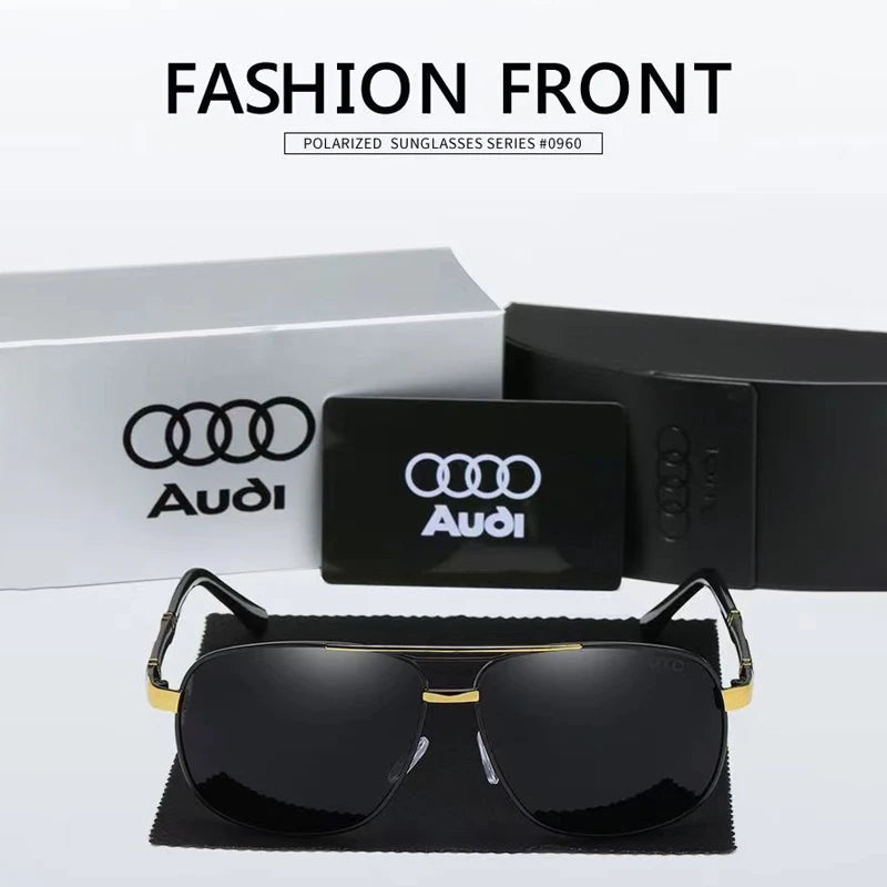 For Audi A4 A6 A8 Q5 Q7 High end luxury men driving polarized sunglasses, brand luxury anti glare, men and women Driver goggles