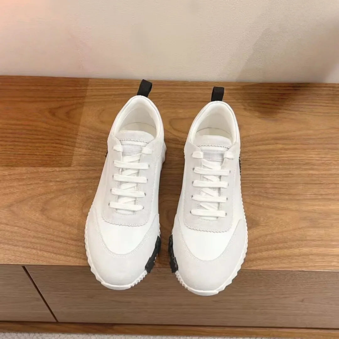 New casual sports shoes, fashionable single shoe versatile shoes, comfortable genuine leather