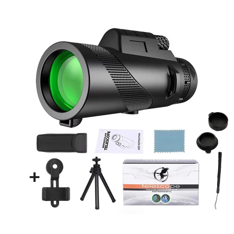 80x100 Portable Zoom Telescope