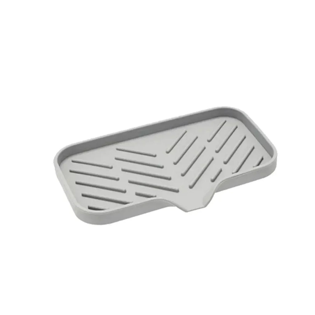 1-Pack Silicone Drain Soap Box Kitchen Bathroom Anti-slip Sink Tray Creative Washing Table Soap Tray Free Punch Drain Rack