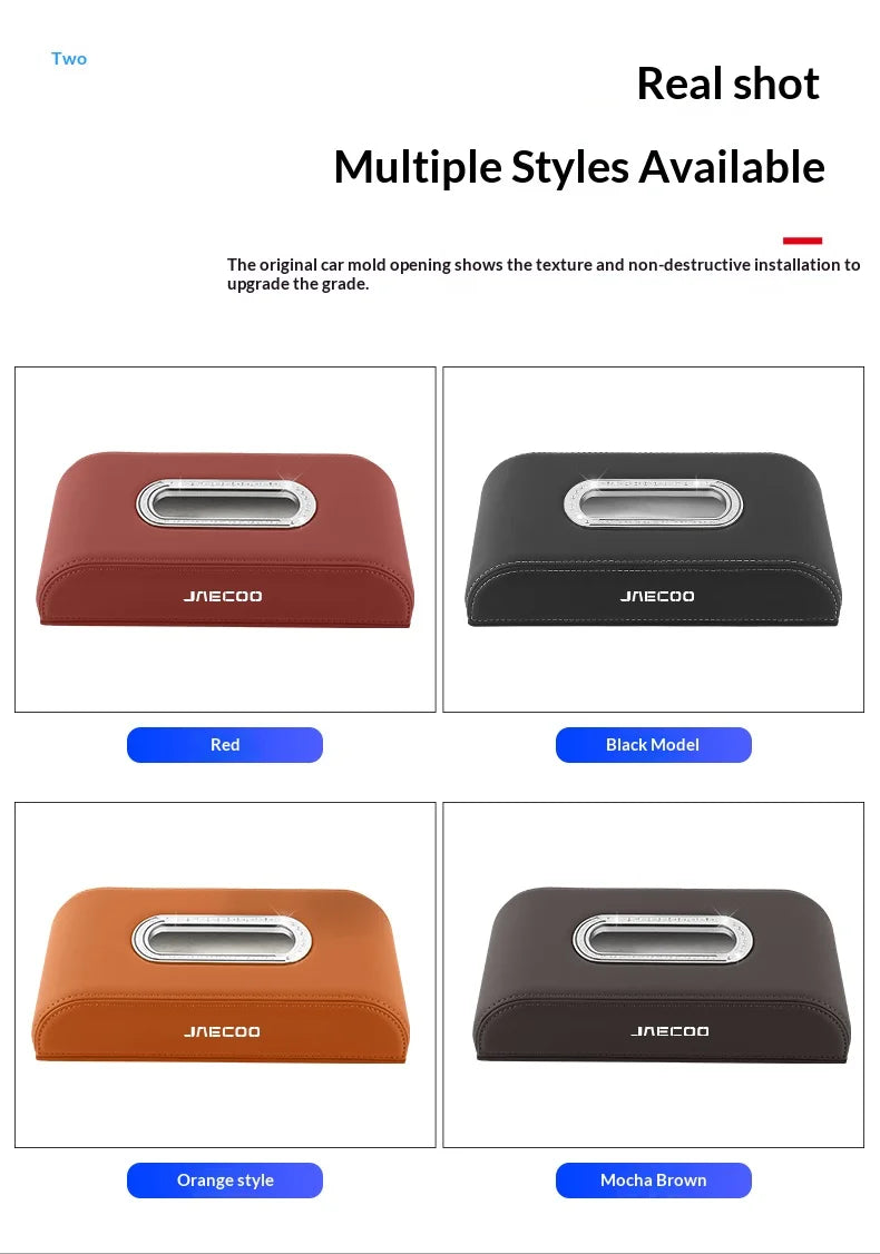 Suitable for JAECOO J5 J6 J7plus jaecoo J8 J7Phev car center console car mounted tissue box hanging bag tissue bag