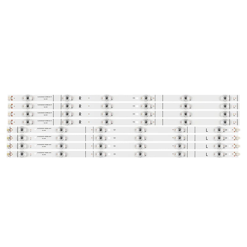 New 4pcs/Kit LED Strips for 55 TV SJ HO D5501201 3030BS M HF SJ.HO.D5501201-3030BS-M-HF 180818 PC65333A 1201969 55R6E
