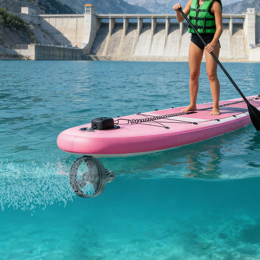 12V 288W Black Sup Underwater Electric Thruster Stand Up Paddle Board Motor Underwater Thruster For Paddleboards Surfboards Etc