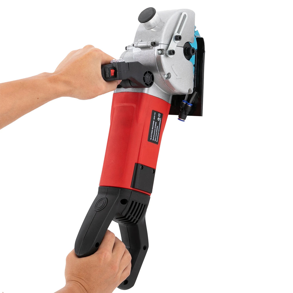 2700W Wall Chaser Concrete Cutter 133mm Concrete Circular Saw Slotter Electric Laser Aiming Groove Slotting Machine