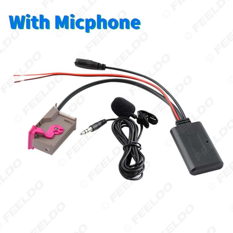 Car Audio DVD Navigation Bluetooth Module Input RNS-E Navigation 32Pin AUX Adaptor for Audi A3/A4/A6/TT/R8/A8