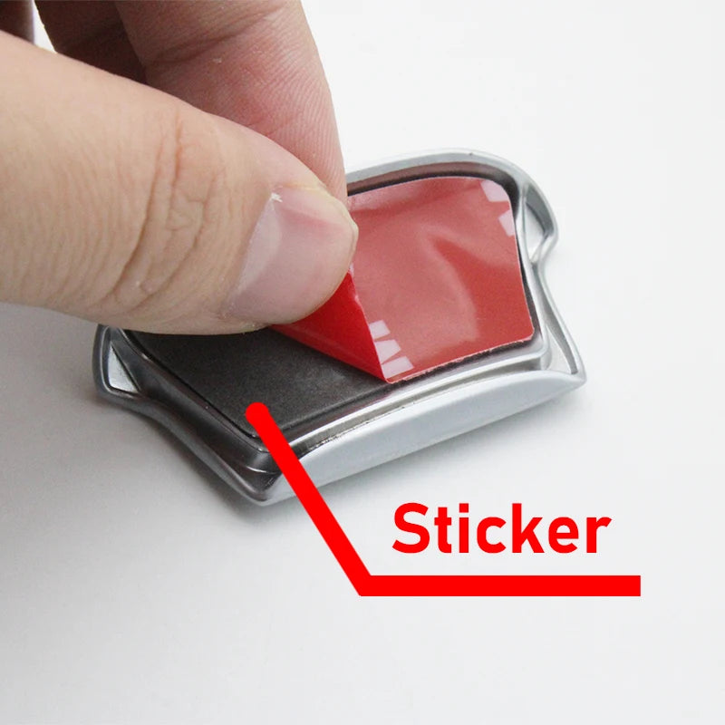 Car Steering Wheel Logo Sticker For Audi A1 A2 A3 A4 A5 A6 A7 A8 Q1 Q2 Q3 Q4 Q5 Q6 Q7 Sline Emblem Trim Cover Decal Accessories