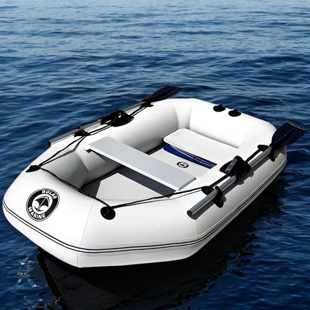 1.75M PVC Inflatable Fishing Boat with Air Mat Floor Surfing Canoe Racing Boats and Kayak Adult Watersport Outdoor Accessories