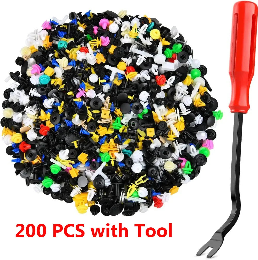 1000Pcs Mixed Car Clips