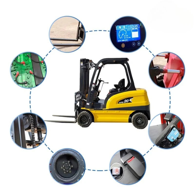 YG Customized Portable for Small WarehousesMini Size 3Ton Electric Forklift