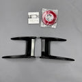 M Performance Style For Bmw 1 Series F40 120i 120d 128ti M135i 2019-2023 Front Bumper Side Splitter Air Vent Trim Spoiler Black