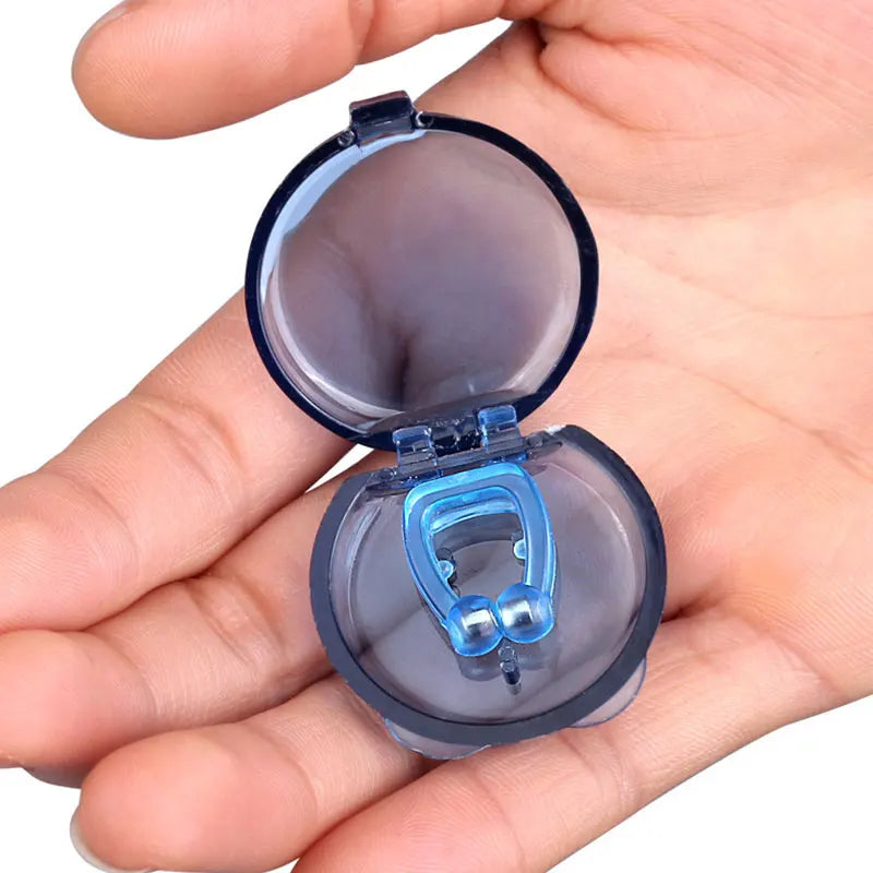 NEW Silicone Magnetic Anti Snoring Device Stop Snoring Mini Nose Clip Improve Sleeping For Men/Women Beauty Health 1/2/4PCS