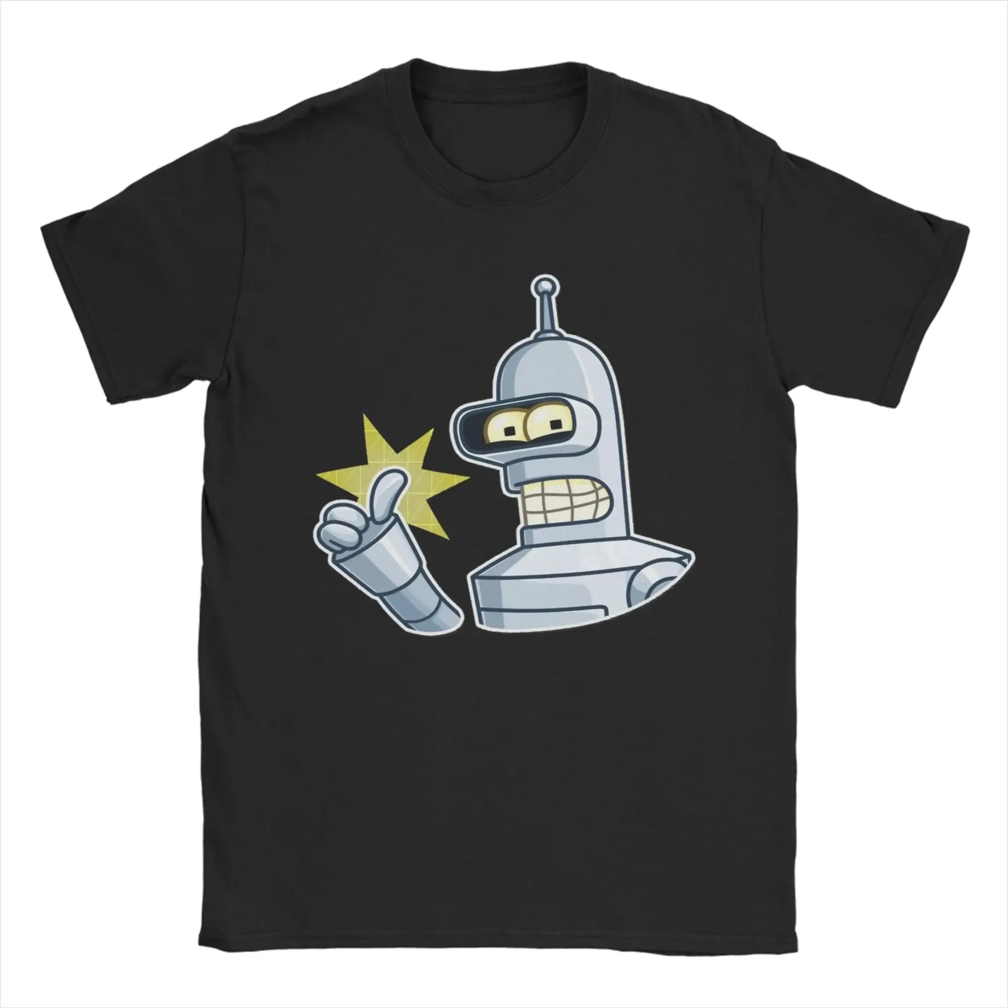Hot Sale Futurama Bender Robot Peripherals Kill All Humans Funny Graphic Print T-shirt Men Women Cotton Oversized Summer New Tee