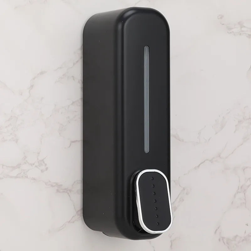 1-2pcs Hotel Manual Soap Dispenser Wall Mounted Shampoo And Shower Gel Box Bathroom Soap Bottle Portable Press Dispense Liquid