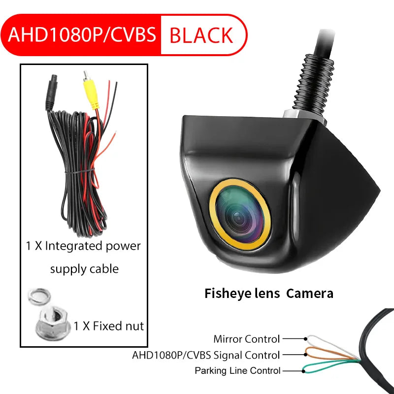 Universal 170° Fisheye Rearview Camera