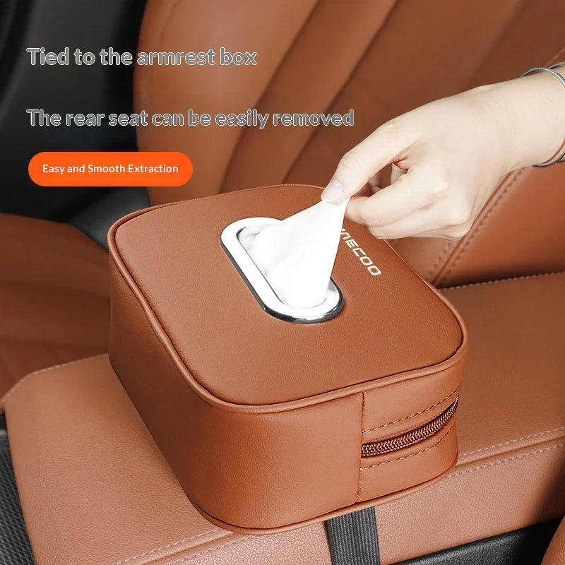 Suitable for JAECOO J5 J6 J7plus jaecoo J8 J7Phev car center console car mounted tissue box hanging bag tissue bag