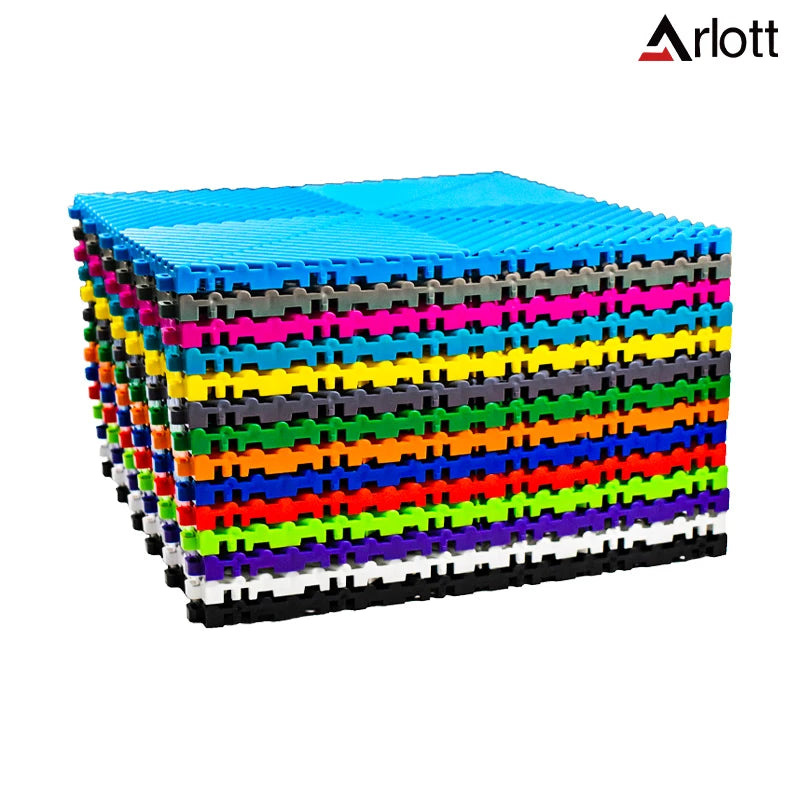 PP Interlocking Garage Floor Tiles for Villas Graphic Design Solution for Vinyl Flooring Projects