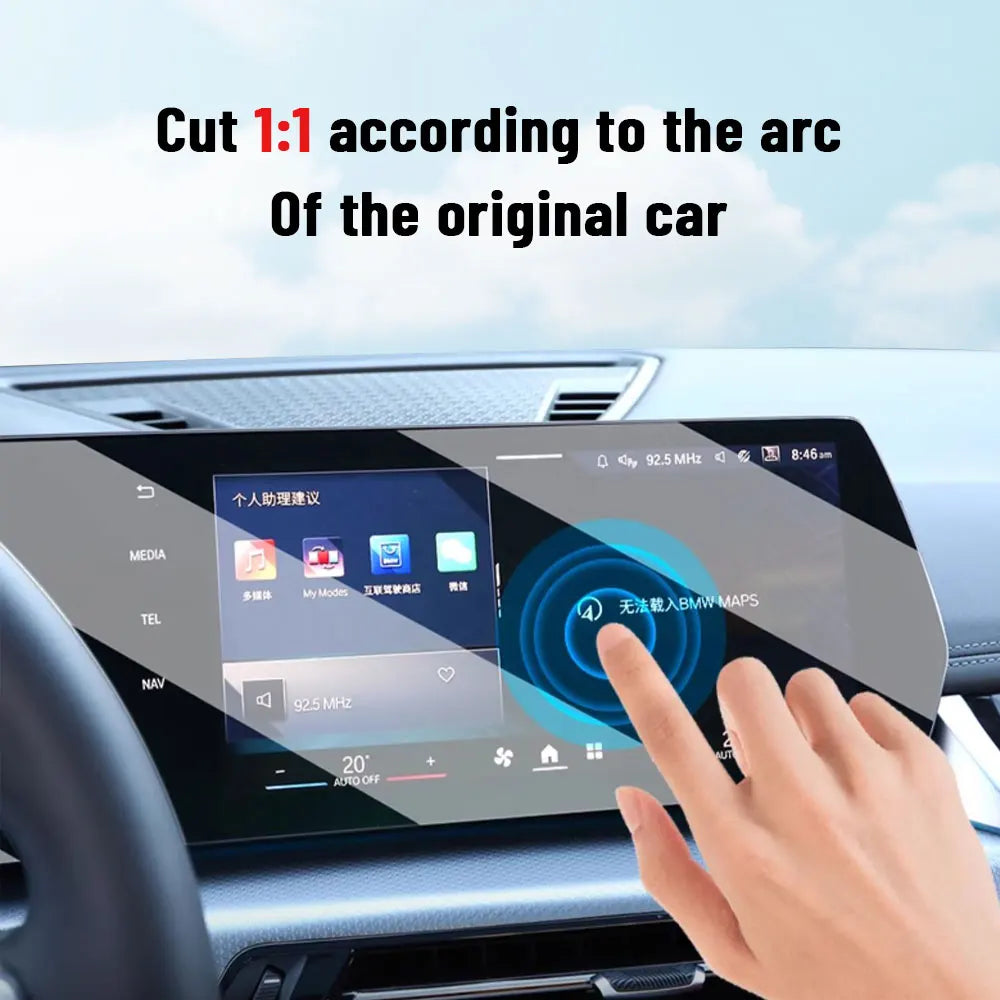 Anti-scratch Car Interior Center Console Media Dashboard Navigation TPU Protector Film For MG HS 2025 2026 PHEV