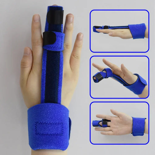 1PCS Finger Splint Brace Thumb Care Adjustable Support Stabilizer Built-in Aluminum Alloy Fix Arthritis Pain Relief Health Care