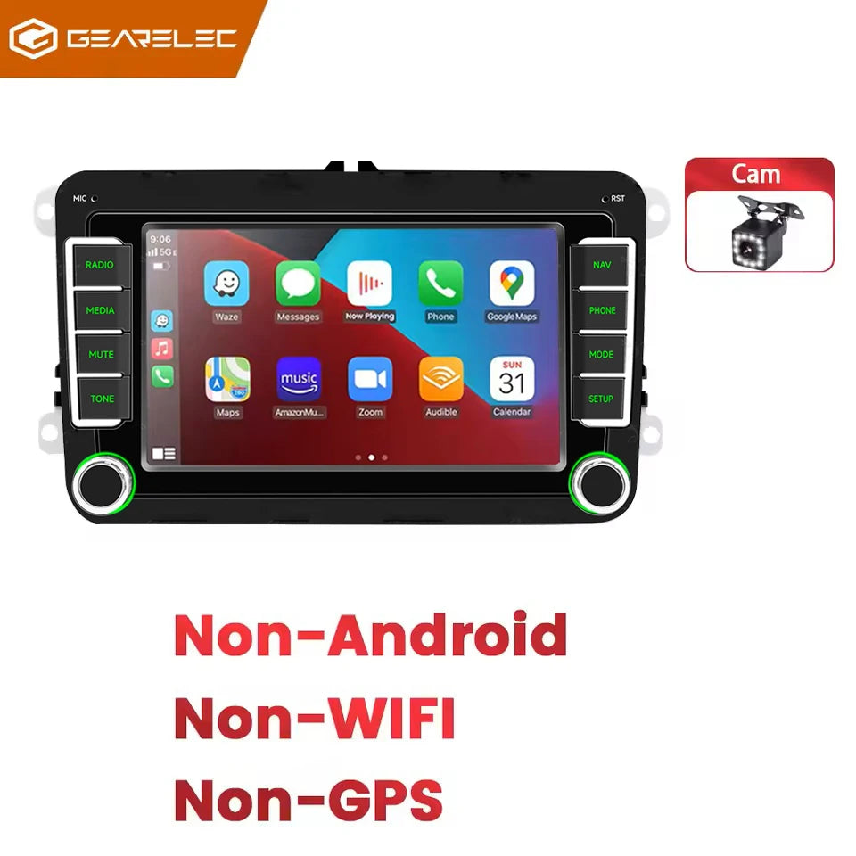 2 Din Android Car Radio VW