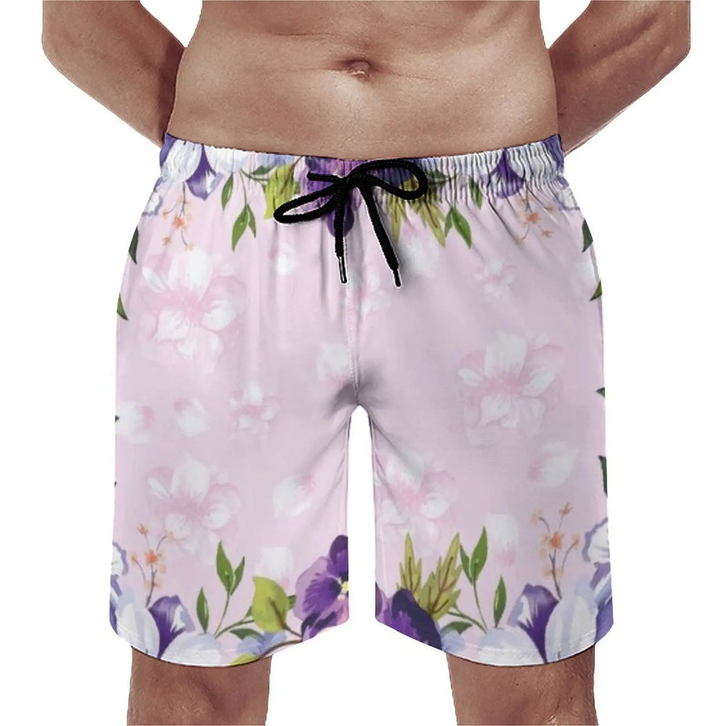 Maillots de bain d'été assortis pour couples, maillots de bain deux pièces pour femmes, motifs floraux d'été personnalisables