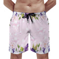 Maillots de bain d'été assortis pour couples, maillots de bain deux pièces pour femmes, motifs floraux d'été personnalisables
