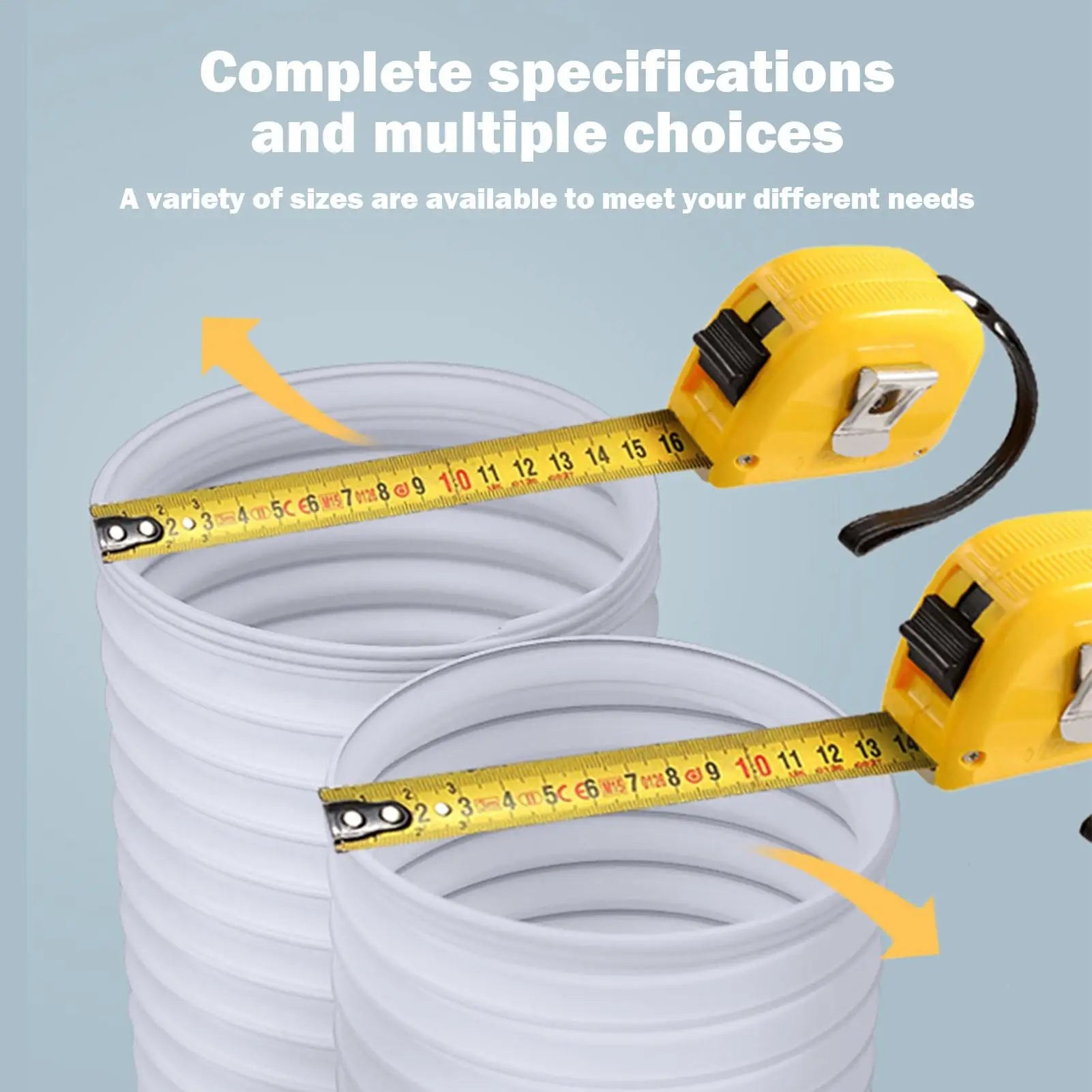 Portable Air Conditioner Exhaust Hose Flexible Conditioner Exhaust Hose Tube Portable Ac Vent Hose Replacement for Mobile AC