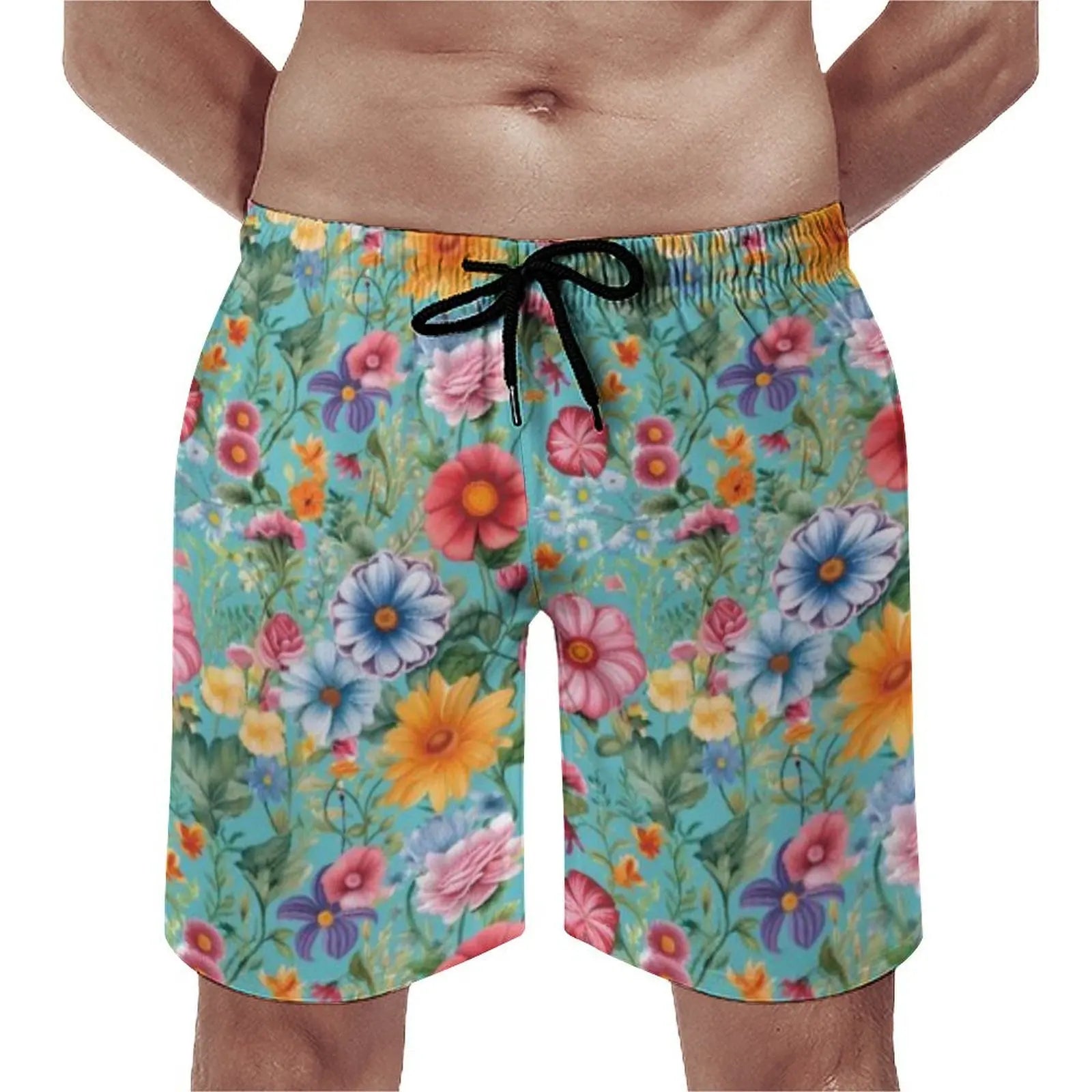 Maillots de bain d'été assortis pour couples, maillots de bain deux pièces pour femmes, motifs floraux d'été personnalisables