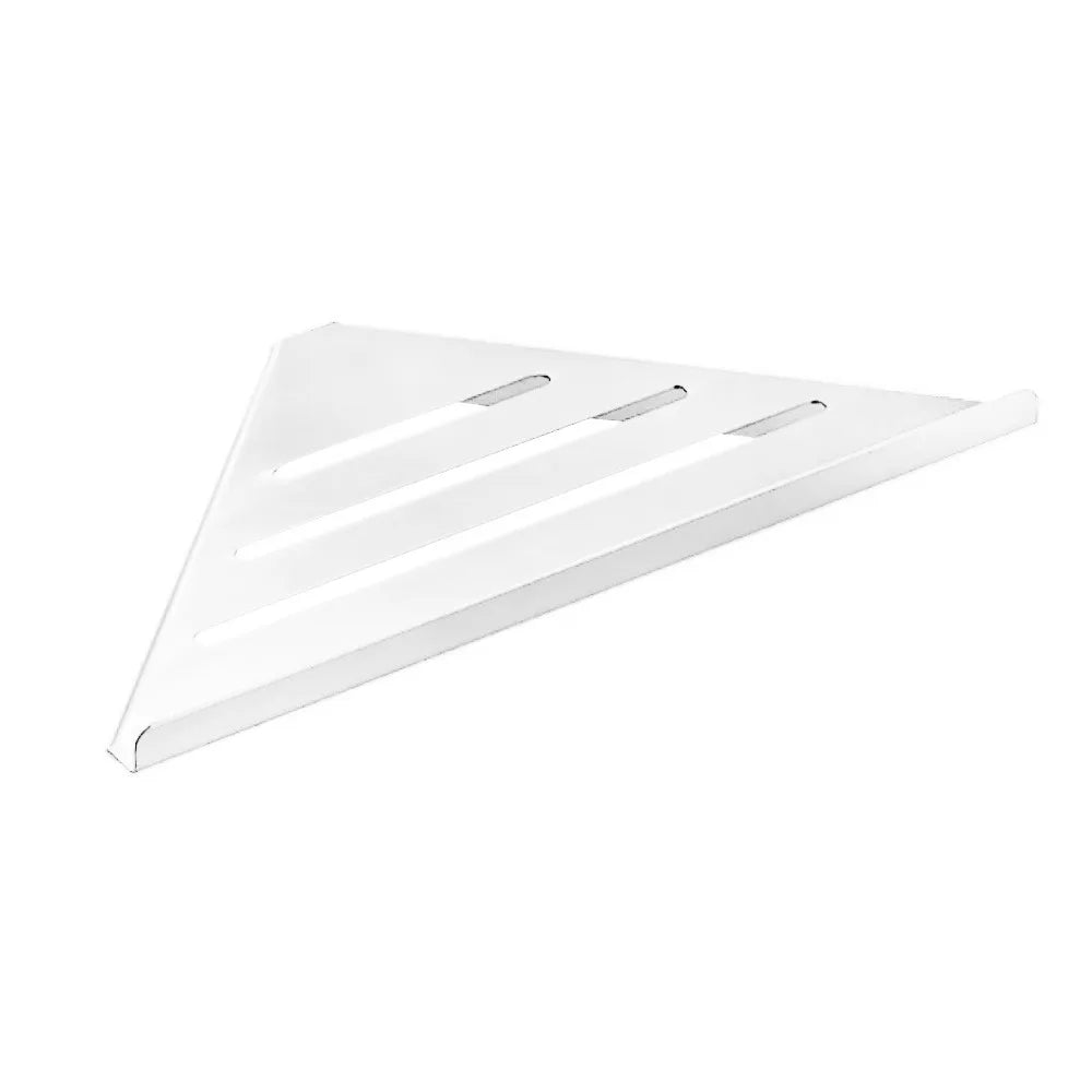 Étagère d'angle de salle de bain non perforée, murale, sans perçage, support de rangement triangulaire pour douche en acier au carbone