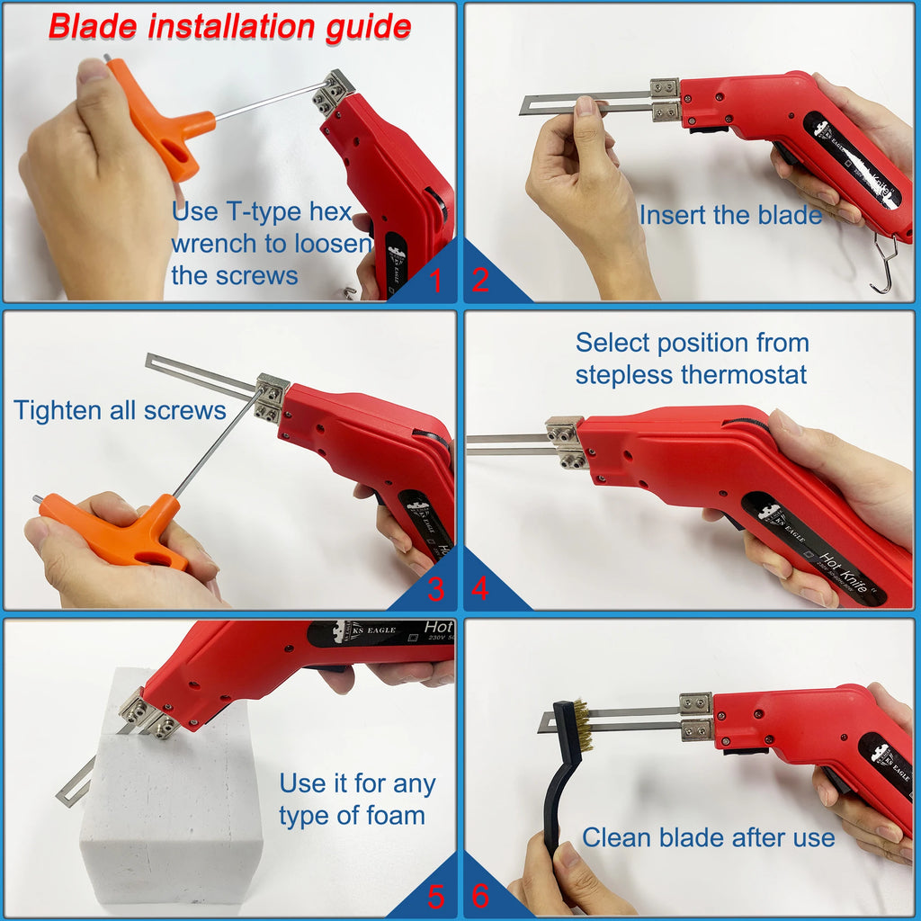 Thermal Knife Cloth Cutter Electric Heating Knife Kit Hot Knife Rope Cutter Fabric Cutter Ribbon Cutter Knife Webbing Cutting