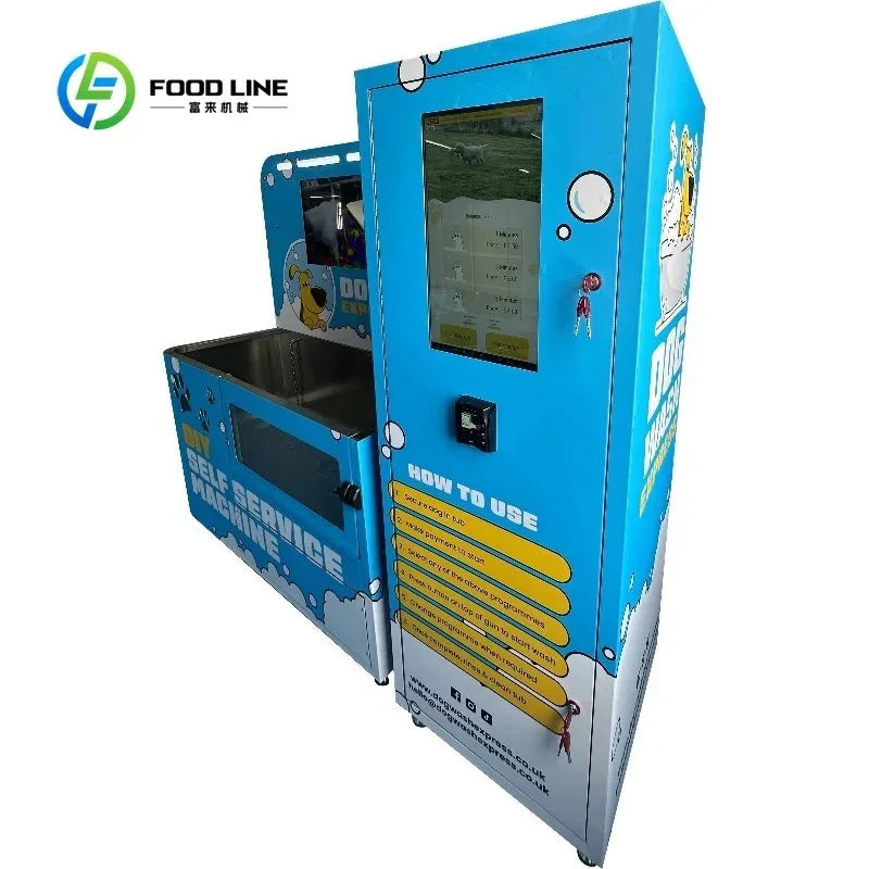 Customized Multi-Function Self Service Dog Wash Machine with Disinfecting Cycle for Pet Shops and Parks