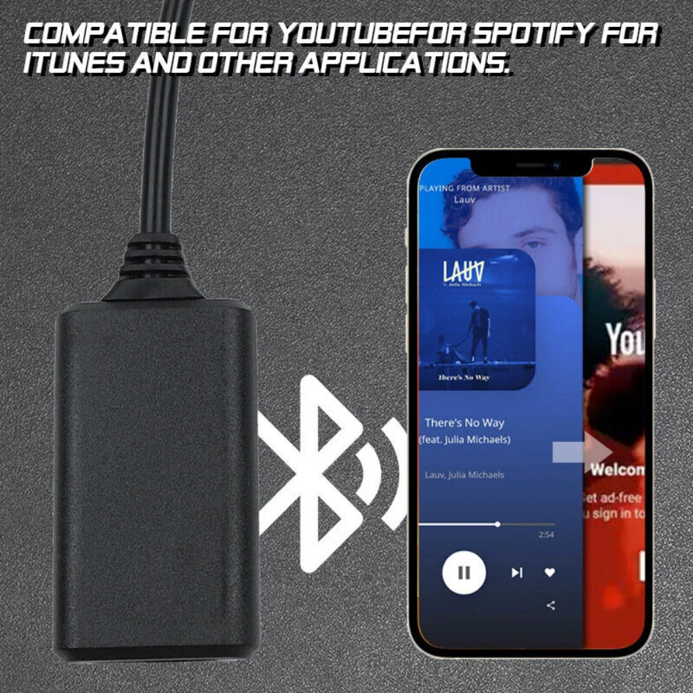 Câble adaptateur audio AUX d'interface musicale Bluetooth AMI MMI pour Audi A1 A3 A5 A6 A8 Q3 Q5 Q7 RS4 S3 S4 S5 S6 S7 A6L A8L Q7 A3 2010+
