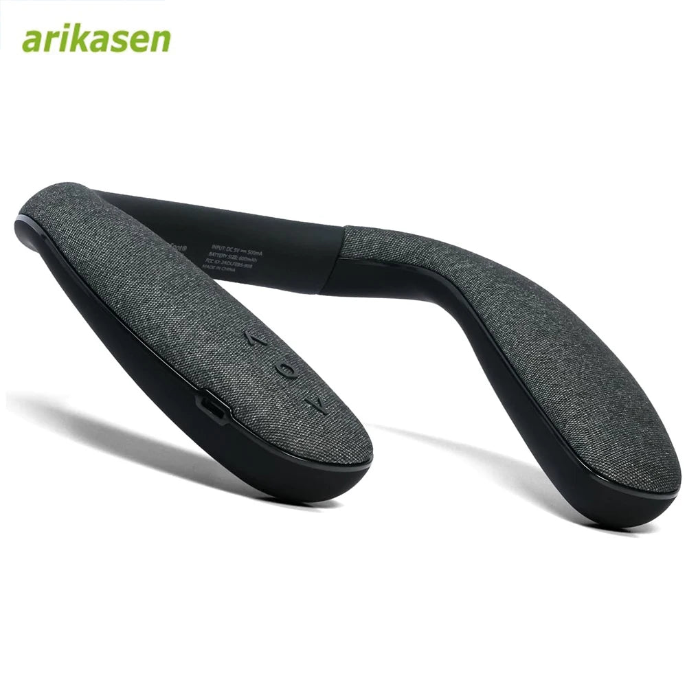 Wireless Neckband Speaker with 3D Stereo Sound Low Latency for Gaming/TV Type-C Wearable Speaker for Home, Office, and Outdoors