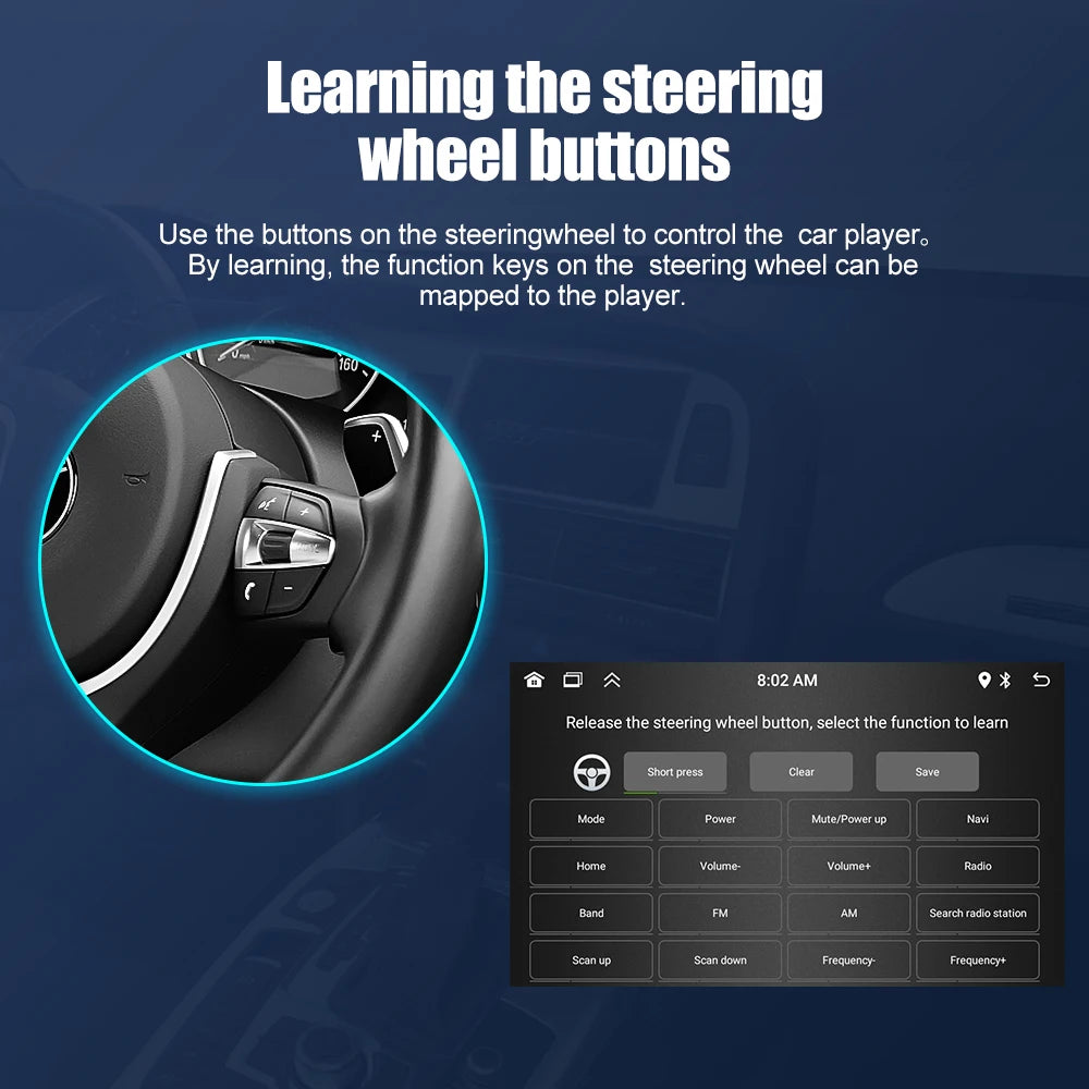 2 Din Android Car Radio Multimedia Player GPS WiFi Carplay For VW Volkswagen Skoda Octavia golf 5 6 touran passat B6 polo Jetta