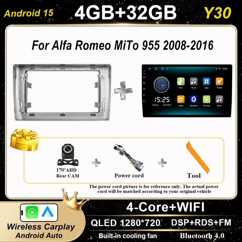 Android 15" Car Radio for Alfa Romeo