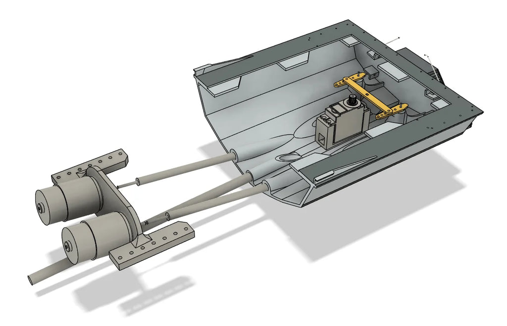 1/48 RC Australian Cape-class Patrol Boat Model Kit Hand-assembled Ship Model Toy Gift DIY Navy Battleship Model Kit Attack Ship