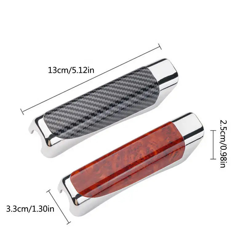 Carbon Fiber Car Hand Brake Grips Protection Cover Accessories For Audi Sline A4 B6 B8 S1 S2 S4 S5 S6 A1 A3 A6 C5 A5 A8 Stickers