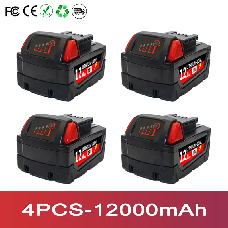 9000mAh/12000mAh M18 Li-Ion Battery