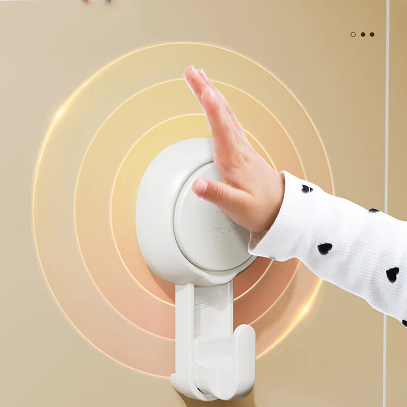 Heavy Duty Suction Cup Hooks Bathroom Waterproof Towel Robe Coat Hanger Suction Hook Wall No Drilling Kitchen Organizer Hook