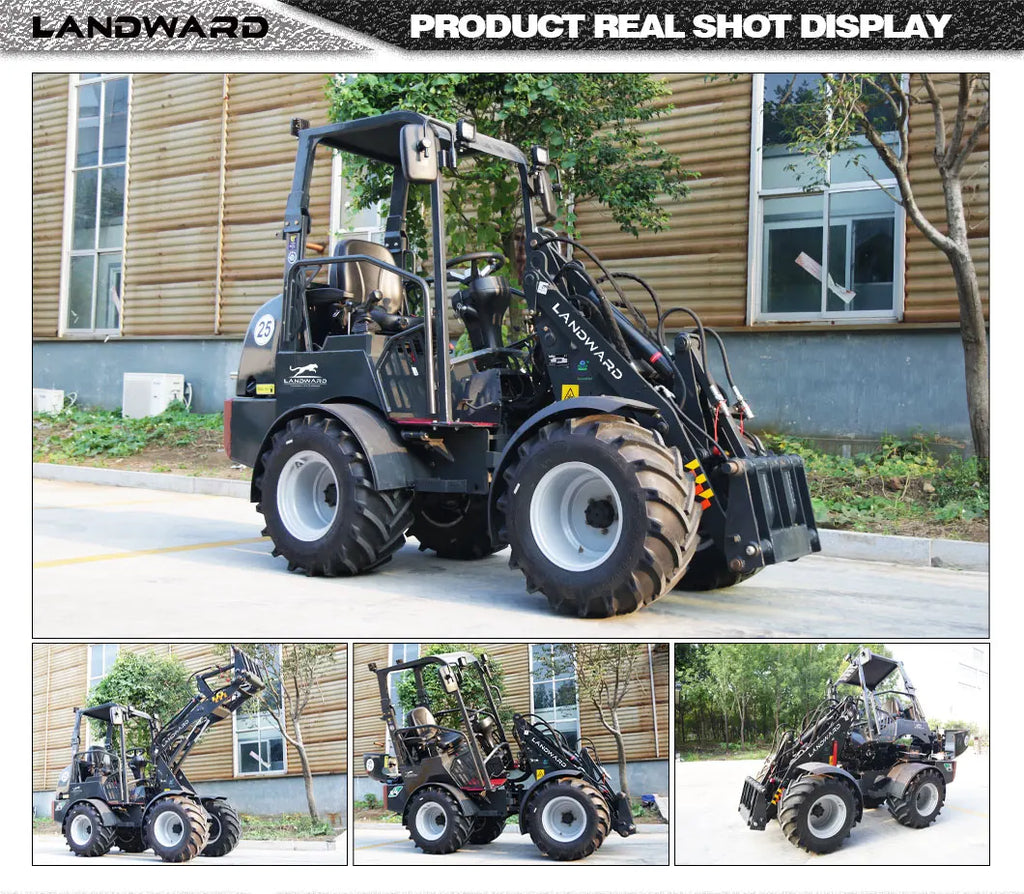 Cheap New design 4x4 mini loader wheel loader mini wheel loader Multifunctional compact Diesel Loader Customizablefor sale