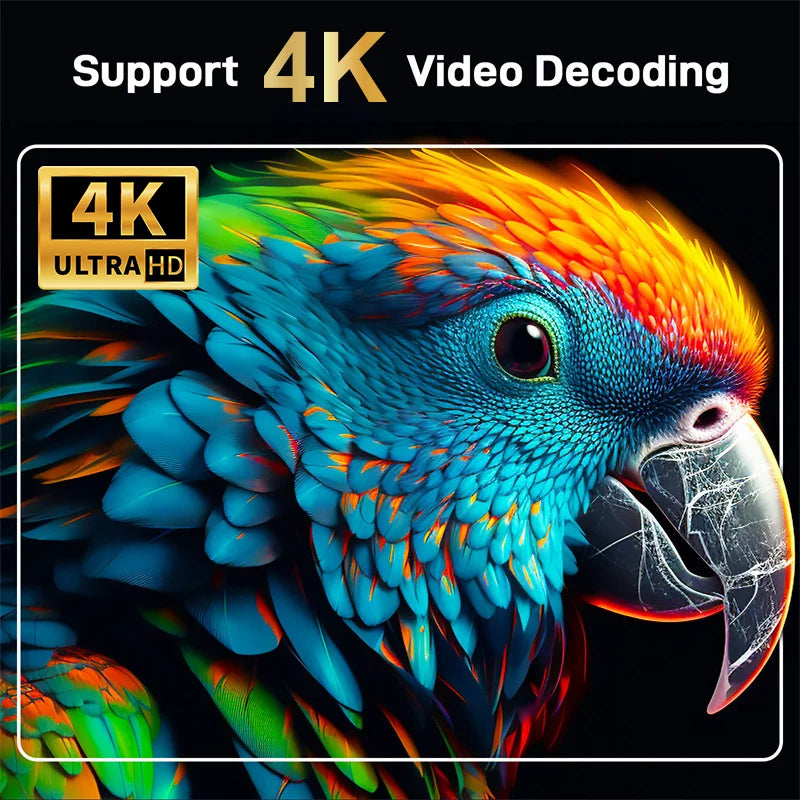 Clé TV Android Ultra HD 4K MX10-F3 Stick Mini Clé TV H313 Quad Core Supporte le double Wifi 2.4/5G 2Go RAM 16Go ROM