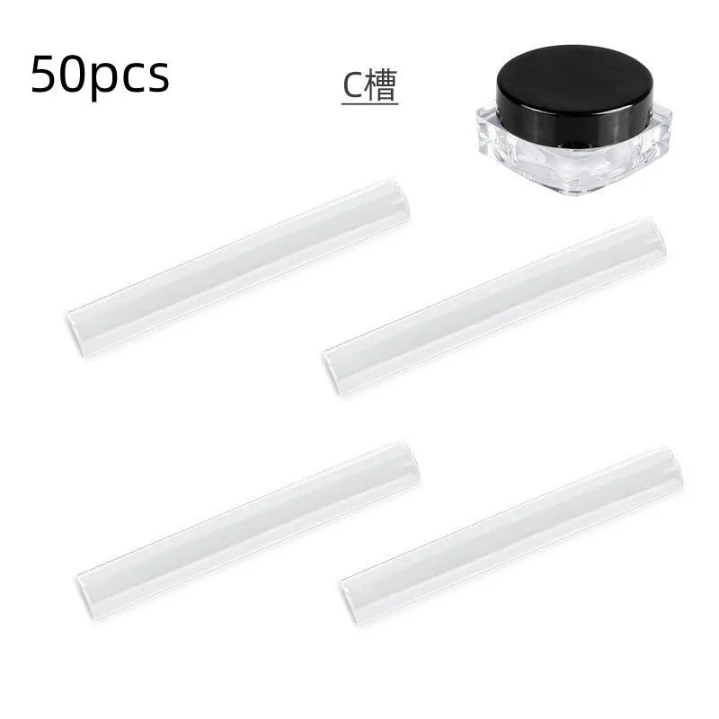 50Pcs Ingrown Toenail Correction Tool Ingrown Toe Nail Treatment Elastic Patch Sticker Straightening Clip Brace Pedicure Tool