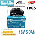 Genuine Makita 18V LXT 6.0Ah Li-ion Rechargeable Battery, Replacement for BL1840 BL1850 BL1860 Power Tool Battery